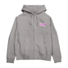 ねこのLAPHCONESSのパステルおすわりラフ子ネス Zip Hoodie