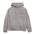 SUIMINグッズのお店の【小】スクール水着のねこ Zip Hoodie