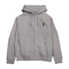 シーホースのシルエットシーホース Zip Hoodie