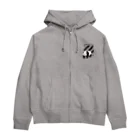 PANDA panda LIFE***の飛び出すパンダ　ストライプ Zip Hoodie