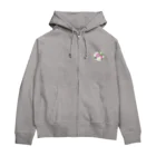 Manatsuのガーベラとトルコキキョウ Zip Hoodie