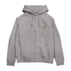 WAMI ARTのアワ歌(ヲシテ文字)とハニワ Zip Hoodie