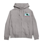 キッズモード某のスイカ飛行船 Zip Hoodie
