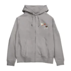 キッズモード某のバスケベアーインザバス Zip Hoodie