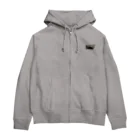 うだうだのどっかから出て来たおしりウサギ✽カーキプリント Zip Hoodie