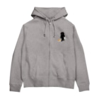 SUIMINグッズのお店の【小】平凡なサーモン握り Zip Hoodie