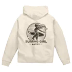 一人親方55歳FIREの「サーフィンクィーン NAOMI」 Zip Hoodie
