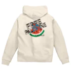 otemochanのFREE PALESTINE Zip Hoodie