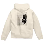 Like Native Americanの「あなたらしく在れ」&ココペリデザイン Zip Hoodie