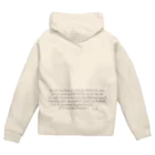 a-noのフランス吾輩は猫である（白抜） Zip Hoodie