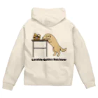 efrinmanのlovableゴル黄（背面） Zip Hoodie