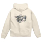 こけしボックスのそこにあるイワシ Zip Hoodie