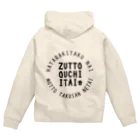 ゆるめSHOPのずっと家に居たい Zip Hoodie