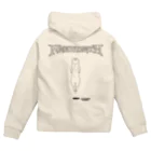 サドルとペダル屋のネコデスジップパーカー Zip Hoodie