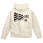 COWWたちつてと店のなんだこの猫 Zip Hoodie