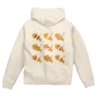 ぶじだびすけの表なし たい焼きの中身何？？  Zip Hoodie