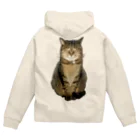 ichiichi_konkonの(猫)はなちゃん地蔵 Zip Hoodie