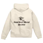 Rabbit and frog crabの眼精疲労デス Zip Hoodie