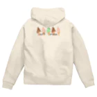 blueHawaiiのsoftcream カラフル Zip Hoodie