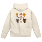 うさにいオンラインショップのうさにいフレンズ.おみけん Zip Hoodie