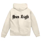 sunlightclubのsun light club ロゴパーカー ジップパーカー