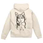 沖田 桃果のももっとなぎつね＋しなももろーる💓 Zip Hoodie