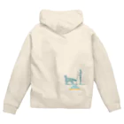 AtelierBoopの花月　SupDog　ゴールデン Zip Hoodie