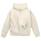 AtelierBoopの花月　SUPDog　ラブラドール Zip Hoodie