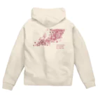 AYV2020のピンクのインドリヤちゃん Zip Hoodie