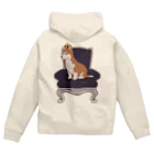 prunelleのKing Dog Zip Hoodie