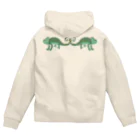 しまのなかまfromIRIOMOTEのAWZエボシカメレオン（左右対称） Zip Hoodie