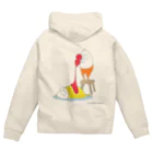 くらきち ONLINE SHOPのねこタイツとオムライスごっこ Zip Hoodie