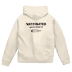 youichirouのワクチン接種済(VACCINATED) ジップパーカー