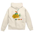 さちこの生物雑貨のカエル潜水艦 Zip Hoodie