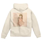 月詩の月詩(つくし)ちゃん Zip Hoodie