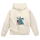 こじぽんのこじぽんドラムロゴグッズ Zip Hoodie