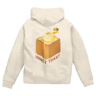 スロータイプ書店 Slowtype BooksのHONEY TOAST ハニートースト 247 Zip Hoodie