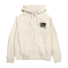 NASU_anikinshopのマヌルネコ ボルフェイス 背景無し Zip Hoodie