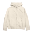 TM-3 Designの彫刻 × BEER（考える人）黒線画 Zip Hoodie