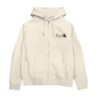 OmisoChillの<OmisoChill> チンチラロゴ ちる ver Zip Hoodie