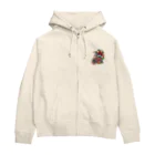 JapaneseArt Yui Shopの咲き誇れ Zip Hoodie