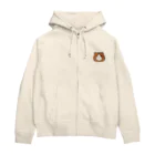 -END-のぽったりモルモット 茶・はなしずく Zip Hoodie