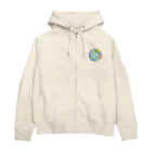 🐸かえるさんと仲間たち🐸のさわやかオレンジでオレンジ Zip Hoodie