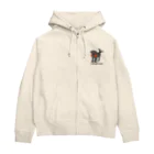 efrinmanのラブソックス黒（ワンポイント） Zip Hoodie