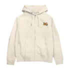 semioticaのいま行く柴犬（ワンポイント） Zip Hoodie