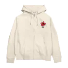 Bad Time,Don't Continueの Flower Zip Hoodie