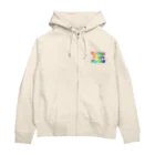 Colorful LeafのRainbow People Planet Zip Hoodie