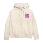 nonisakuhanartのノニサクQRコード Zip Hoodie