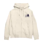 なまらやの踊り牛 Zip Hoodie