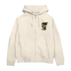 ギャバホイホイホイのすももぐらい固いロケットパンチ Zip Hoodie